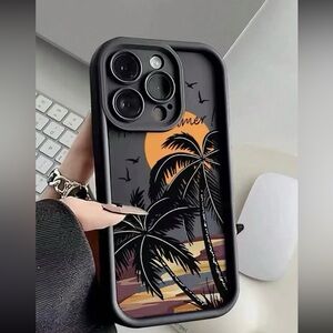 I phone 15 case - black palms trees !